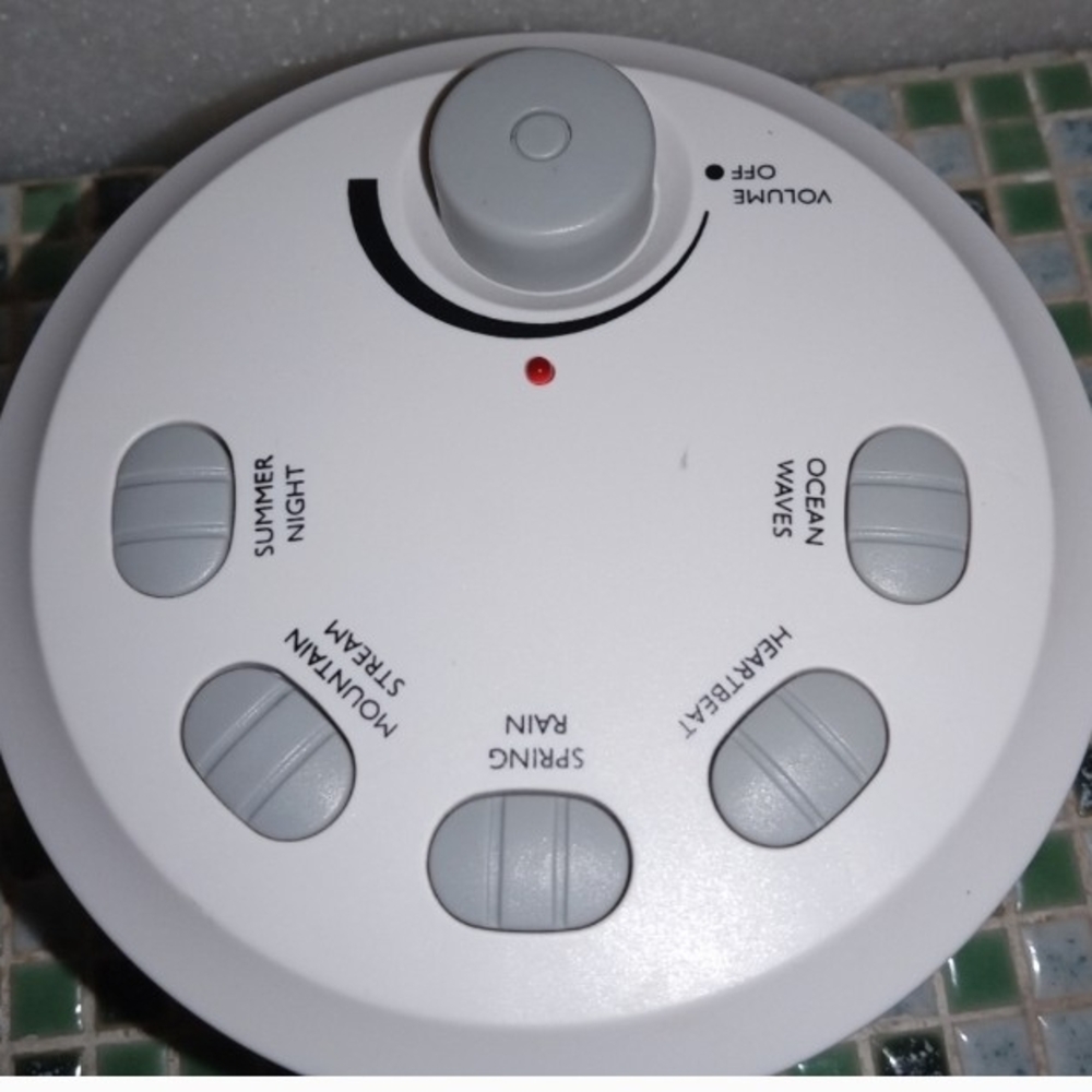 Electronic White Noise Machine with Multiple Sound Options